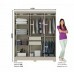 Roupeiro 06 Portas Cristal/Off White
