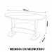 MESA CENTRO ARTELY ISIS AMENDOA / OFF WHITE