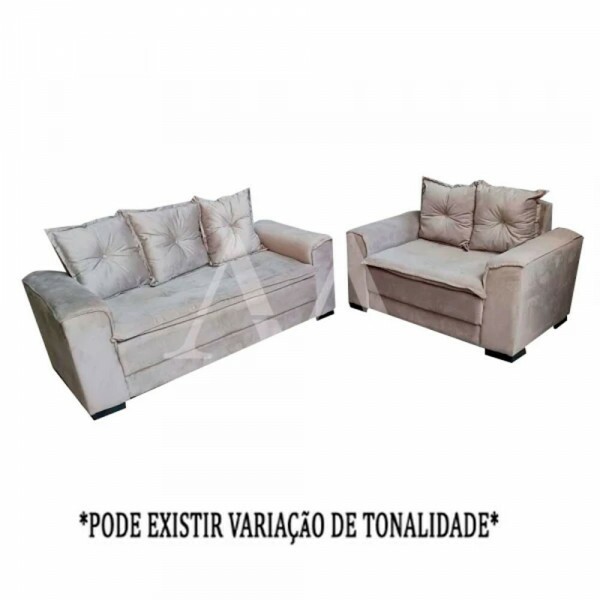 CJ ESTOFADO BOMFLEX 2/3 LUGARES HAITI AREIA ASTECA VELUDO INCA 03 CJ ESTOFADO BOMFLEX 2/3 LUGARES HAITI AREIA ASTECA VELUDO INCA 03