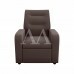 POLTRONA RECLINAVEL MATRIX CLASSIC SUED LIGHT MARROM ESCURO B256