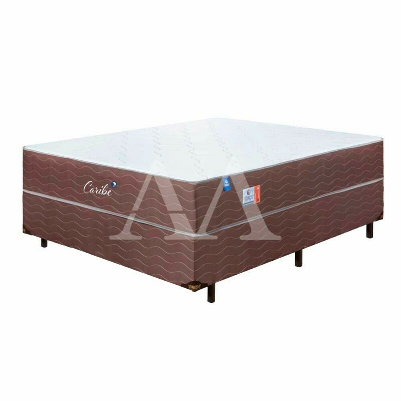 CJ BASE BOX/COLCHAO MOLAS ENSACADAS 138X188X60 SONOS CARIBE CJ BASE BOX/COLCHAO MOLAS ENSACADAS 138X188X60 SONOS CARIBE