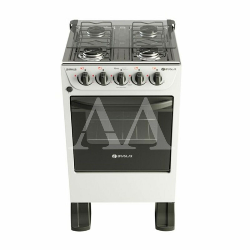 FOGAO 4B BRASLAR PISO NEW SIRIUS PLUS AUTOMATICO BRANCO FOGAO 4B BRASLAR PISO NEW SIRIUS PLUS AUTOMATICO BRANCO