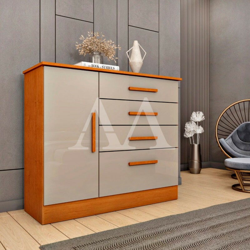 COMODA 4G 1P. ABRIR TCIL CHICAGO C/PES CINAMOMO / OFF WHITE COMODA 4G 1P. ABRIR TCIL CHICAGO C/PES CINAMOMO / OFF WHITE