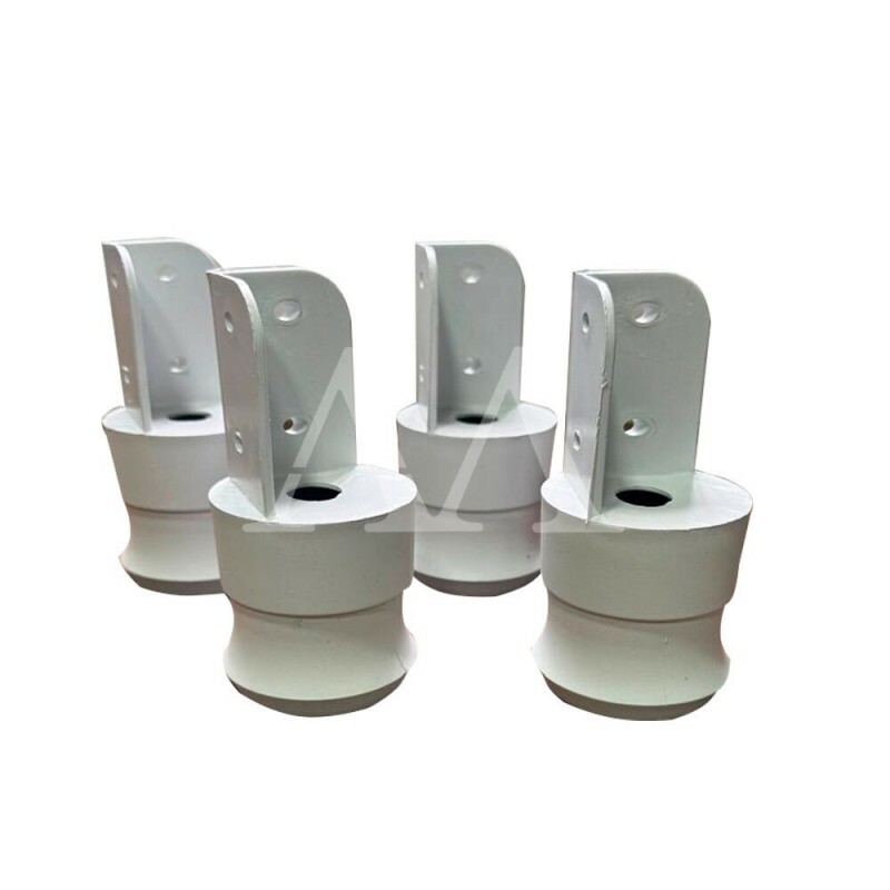 KIT TCIL PES C/4 PLASTICO C/ REGULAGEM BRANCO