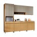 COZINHA NESHER SIMONE MENDES COMPACTA CARVALHO/GREIGE 500986