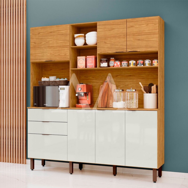 COZINHA COMPACTA MX BOREAL MARROCOS/OFF WHITE