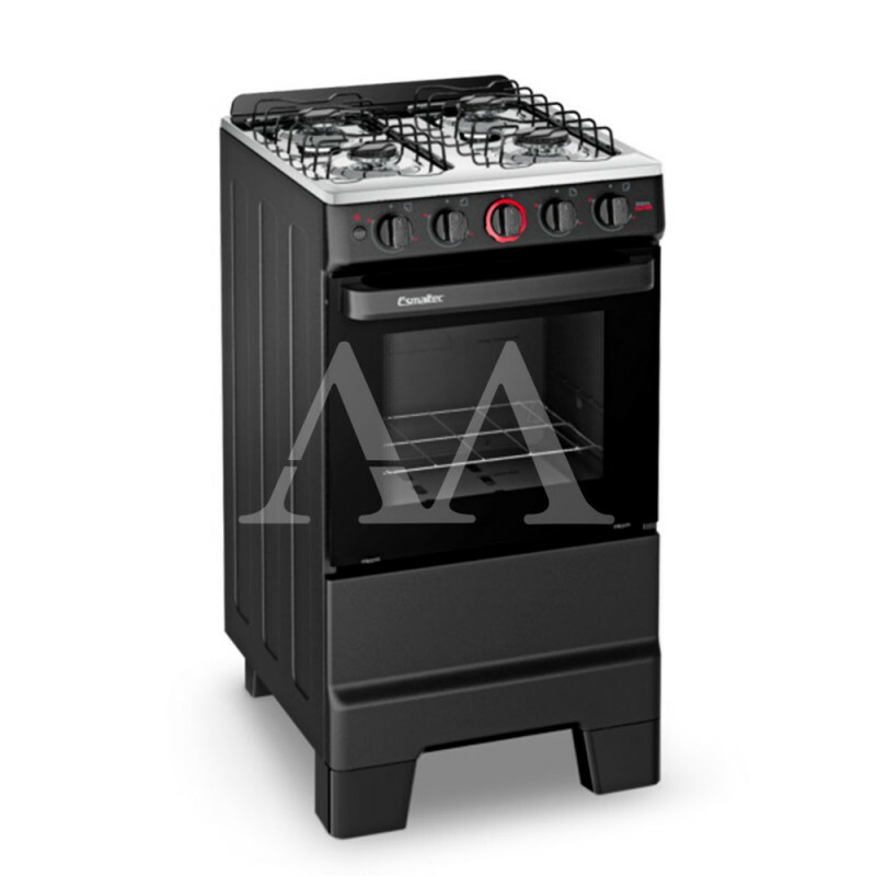 FOGAO 4B ESMALTEC IDEAL SUPER 4121 PRETO