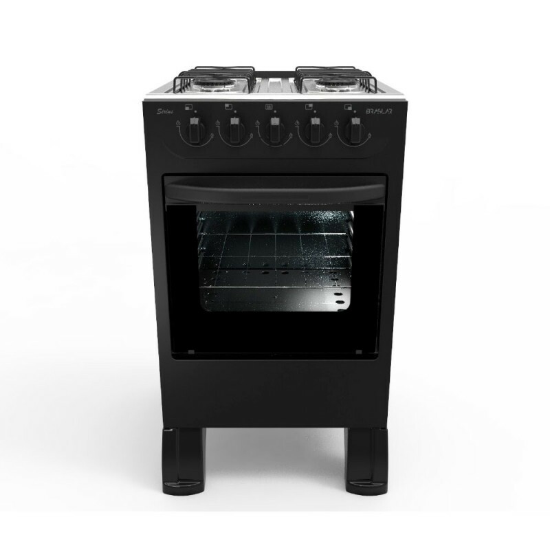 FOGAO 4B BRASLAR NEW SIRIUS SIMPLES S/ TAMPO BLACK