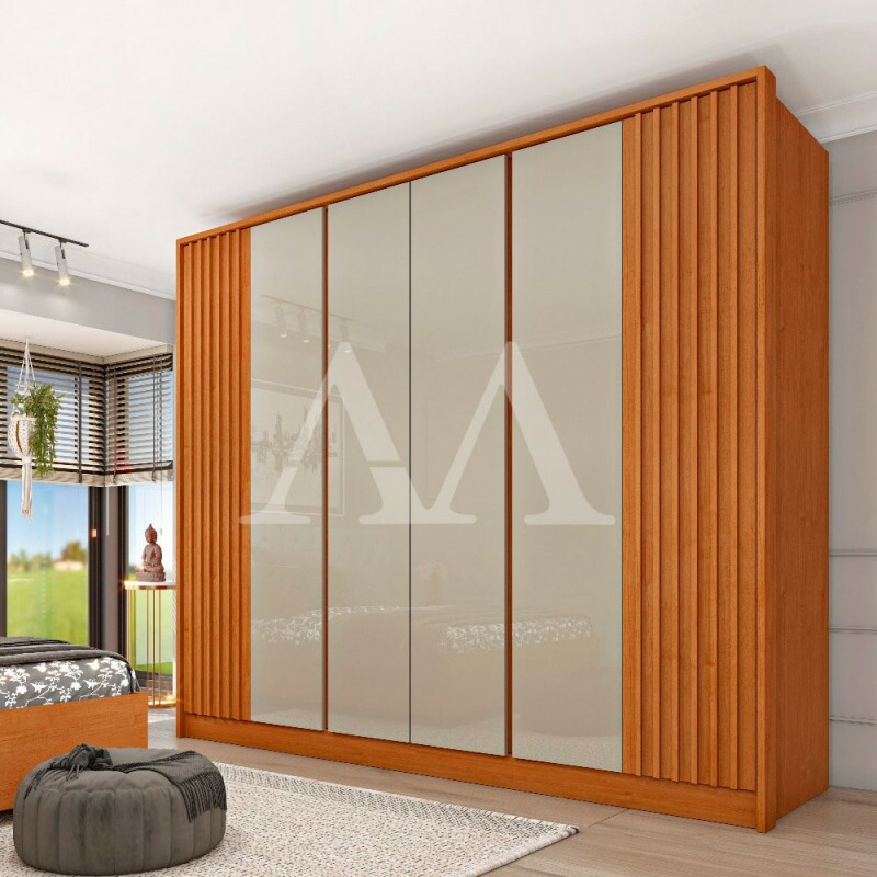 ROUPEIRO 6P. ABRIR 6G TCIL BARCELONA RIPADO C/ PES CINAMOMO / OFF WHITE