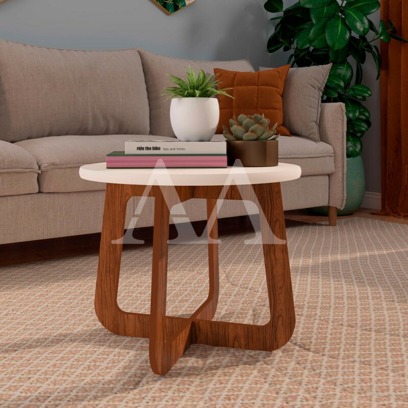 MESA CENTRO ARTELY JASMIN OFF WHITE/CEDRO