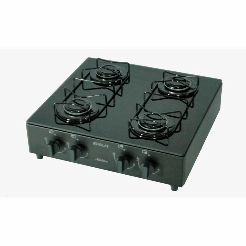 FOGAO 4B BRASLAR COOKTOP ASIATICO GLASS BLACK FOGAO 4B BRASLAR COOKTOP ASIATICO GLASS BLACK