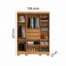 ROUPEIRO 4P. ABRIR 3G RUD RACK DOMUS CEDRO/AREIA