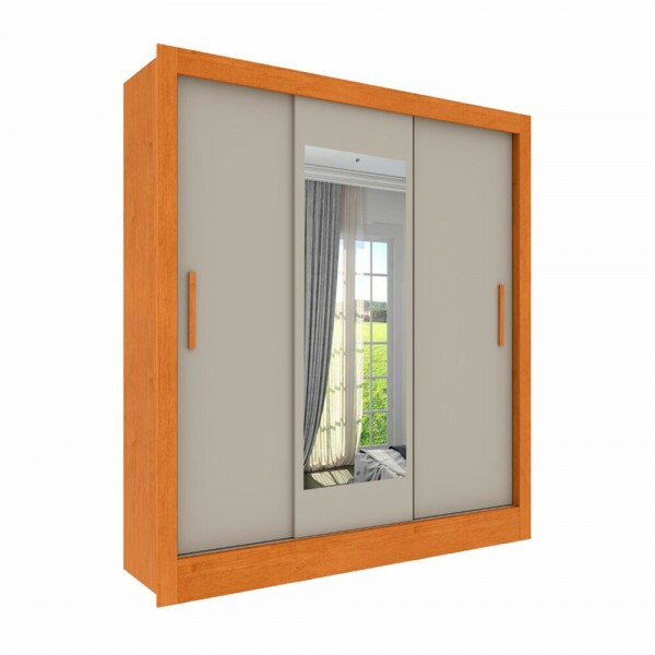 ROUPEIRO 3P. CORRER 4G TCIL VITORIA C/ESPELHO C/PES CINAMOMO/OFF WHITE ROUPEIRO 3P. CORRER 4G TCIL VITORIA C/ESPELHO C/PES CINAMOMO/OFF WHITE