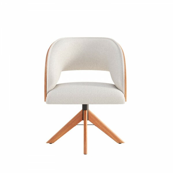 POLTRONA CEL MOVEIS GIRATORIA RAISSA TEC 178 CINAMOMO POLTRONA CEL MOVEIS GIRATORIA RAISSA TEC 178 CINAMOMO