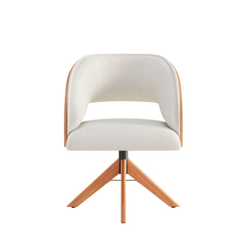 POLTRONA CEL MOVEIS GIRATORIA RAISSA TEC 178 CINAMOMO POLTRONA CEL MOVEIS GIRATORIA RAISSA TEC 178 CINAMOMO