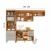 COZINHA NESHER PRINCESA FREIJO / OFF WHITE